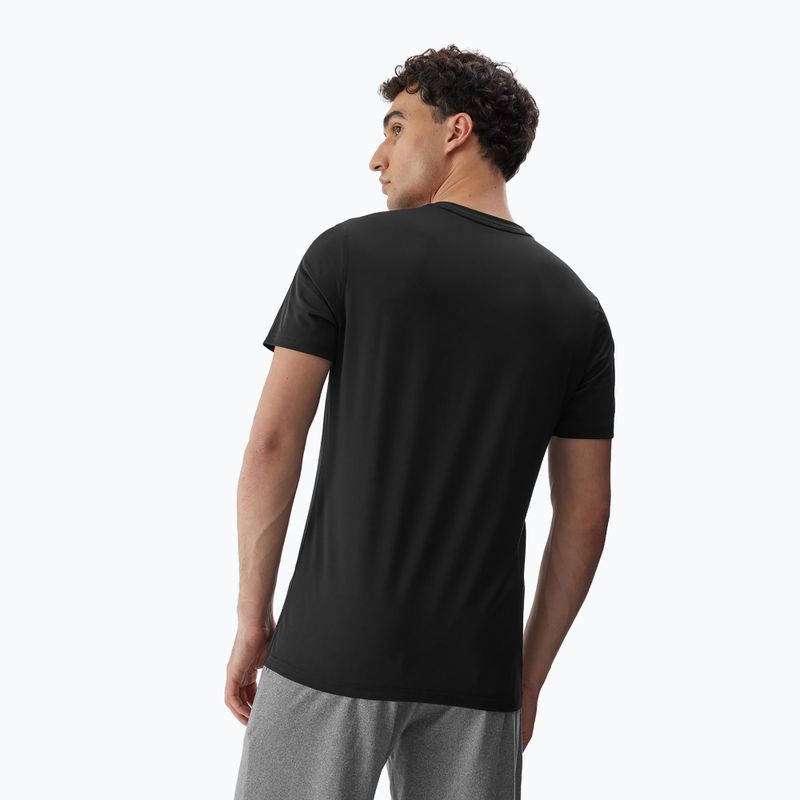 Koszulka treningowa męska 4F M448 deep black 2