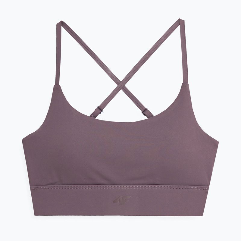 Biustonosz treningowy 4F F079 light brown