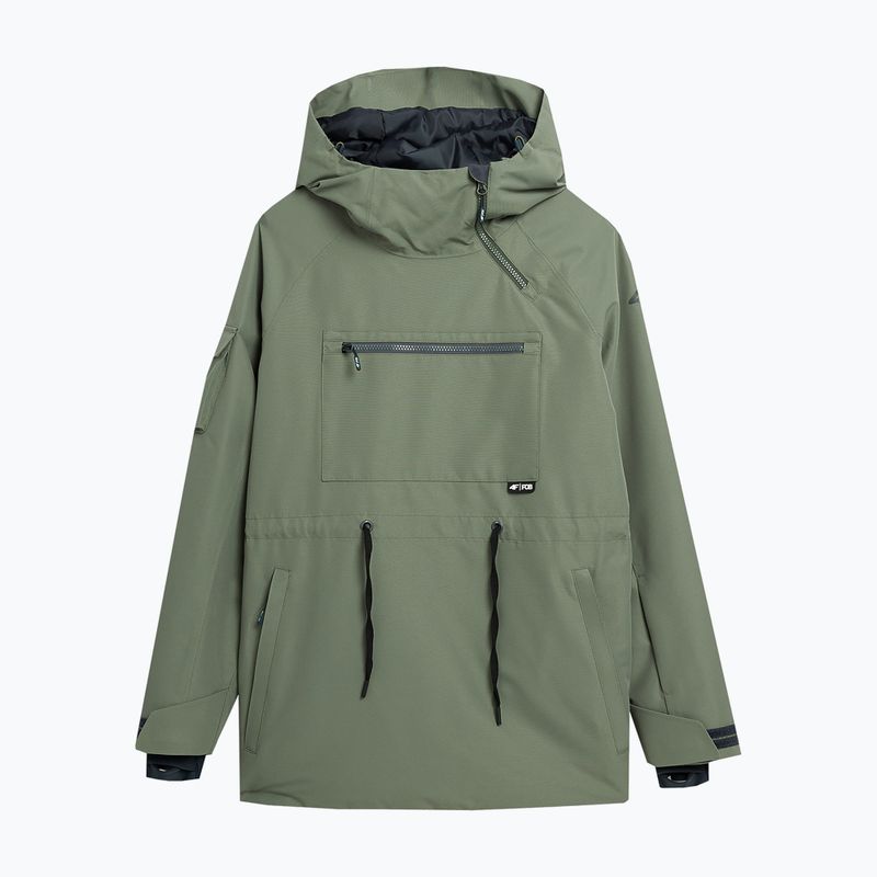 Kurtka snowboardowa damska 4F F329 khaki 3