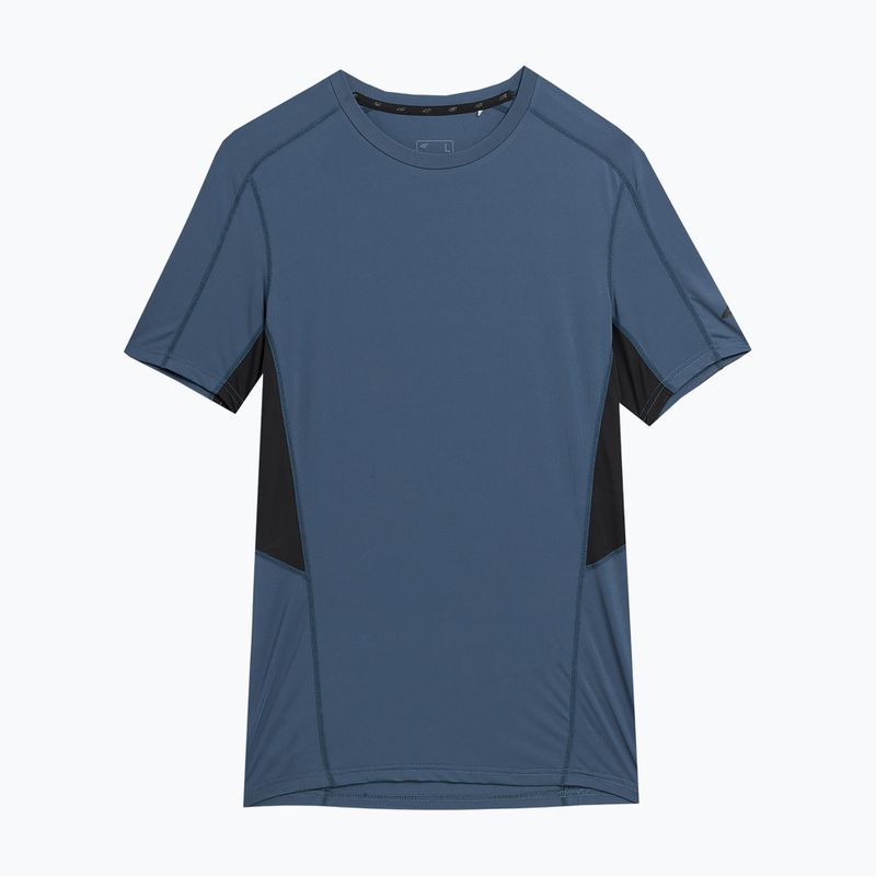 Koszulka treningowa męska 4F M451 denim 3