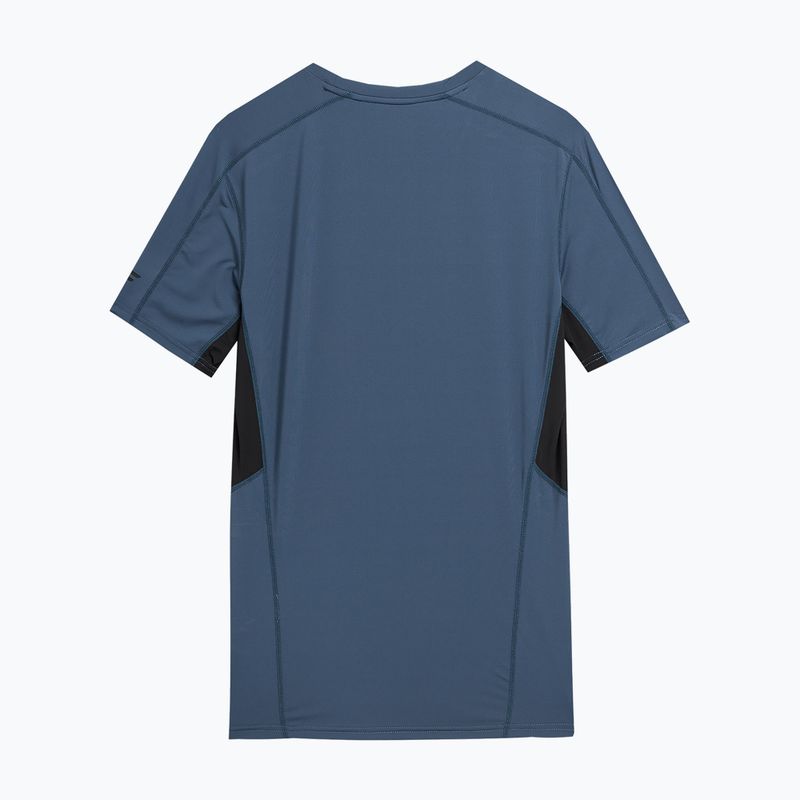 Koszulka treningowa męska 4F M451 denim 4