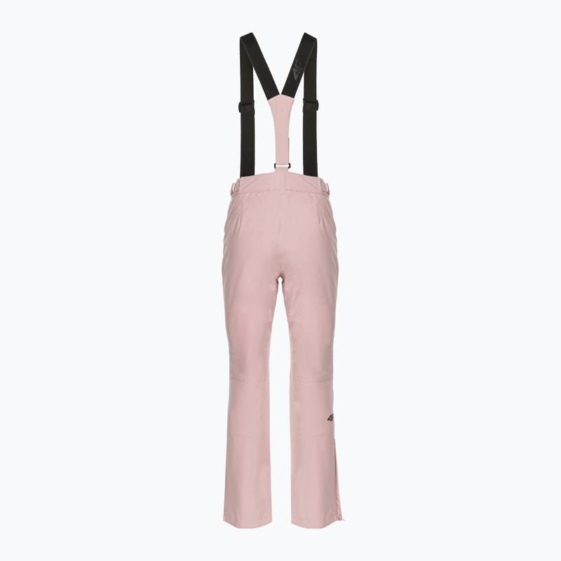 Spodnie narciarskie damskie 4F F419 light pink 2
