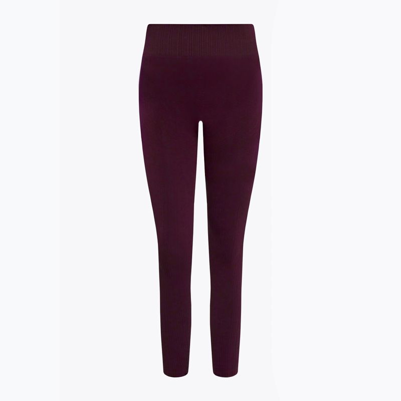 Legginsy treningowe damskie Gym Glamour Push Up grape 6