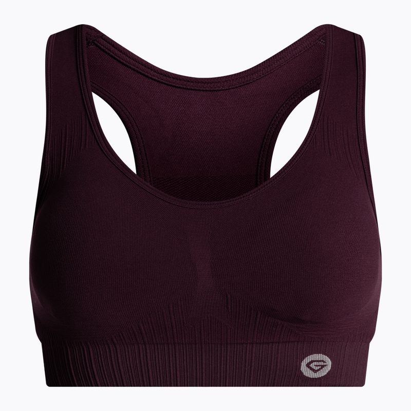 Biustonosz treningowy Gym Glamour Push Up grape 6