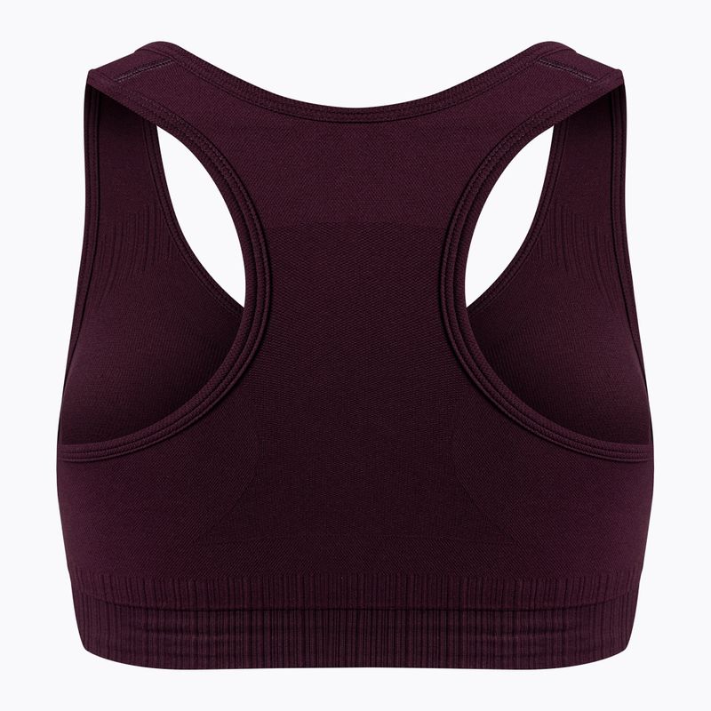 Biustonosz treningowy Gym Glamour Push Up grape 7
