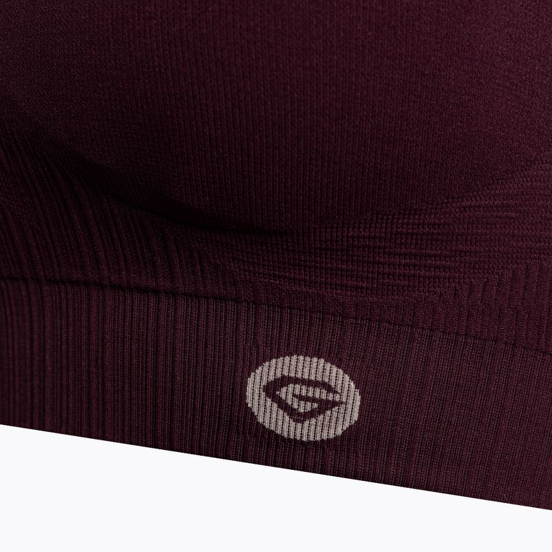 Biustonosz treningowy Gym Glamour Push Up grape 8