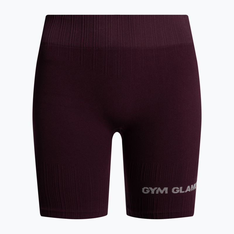 Spodenki treningowe damskie Gym Glamour Push Up grape 5