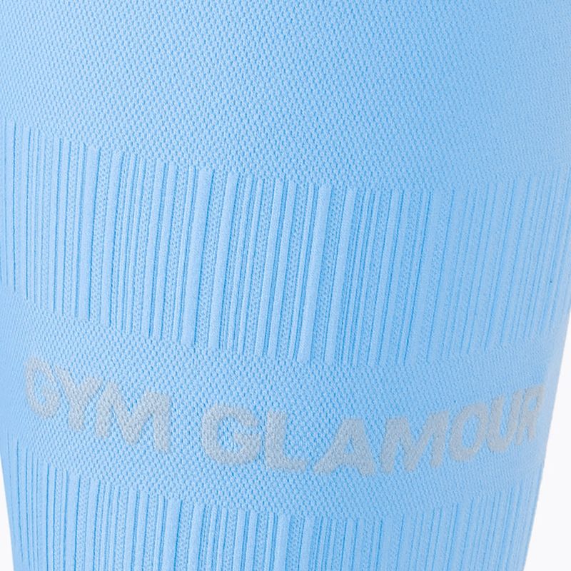 Spodenki treningowe damskie Gym Glamour Push Up baby blue 7