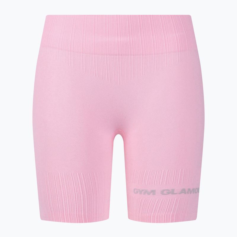 Spodenki treningowe damskie Gym Glamour Push Up candy pink 5