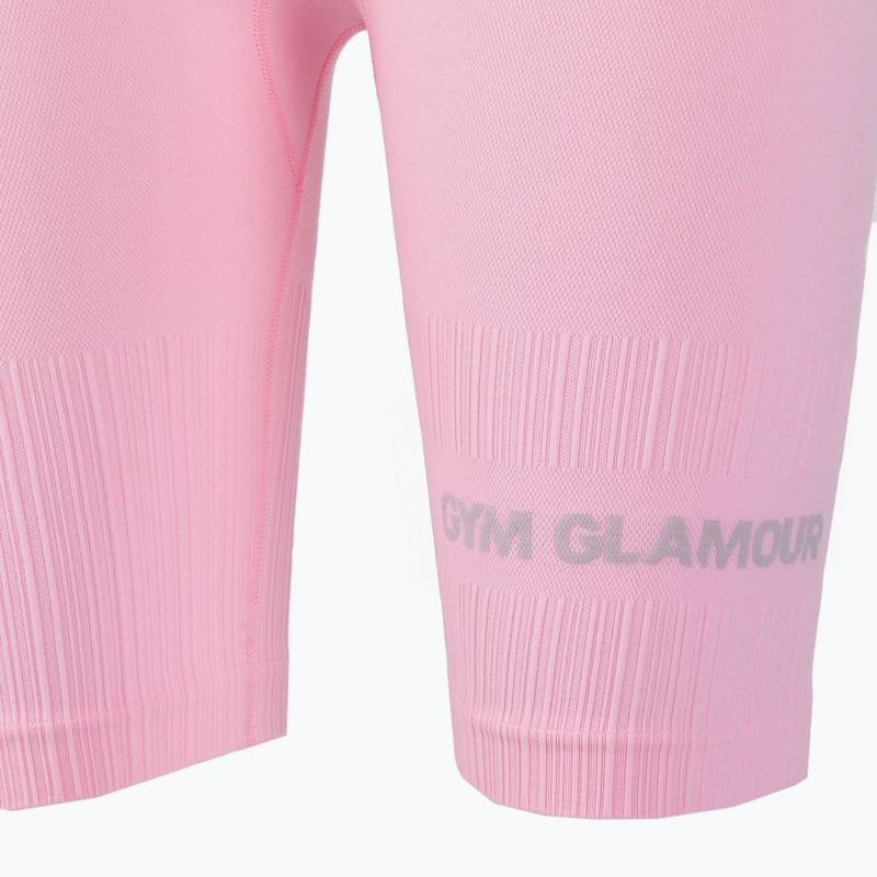 Spodenki treningowe damskie Gym Glamour Push Up candy pink 7