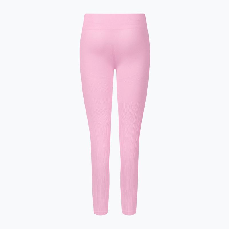 Legginsy treningowe damskie Gym Glamour Push Up candy pink 2