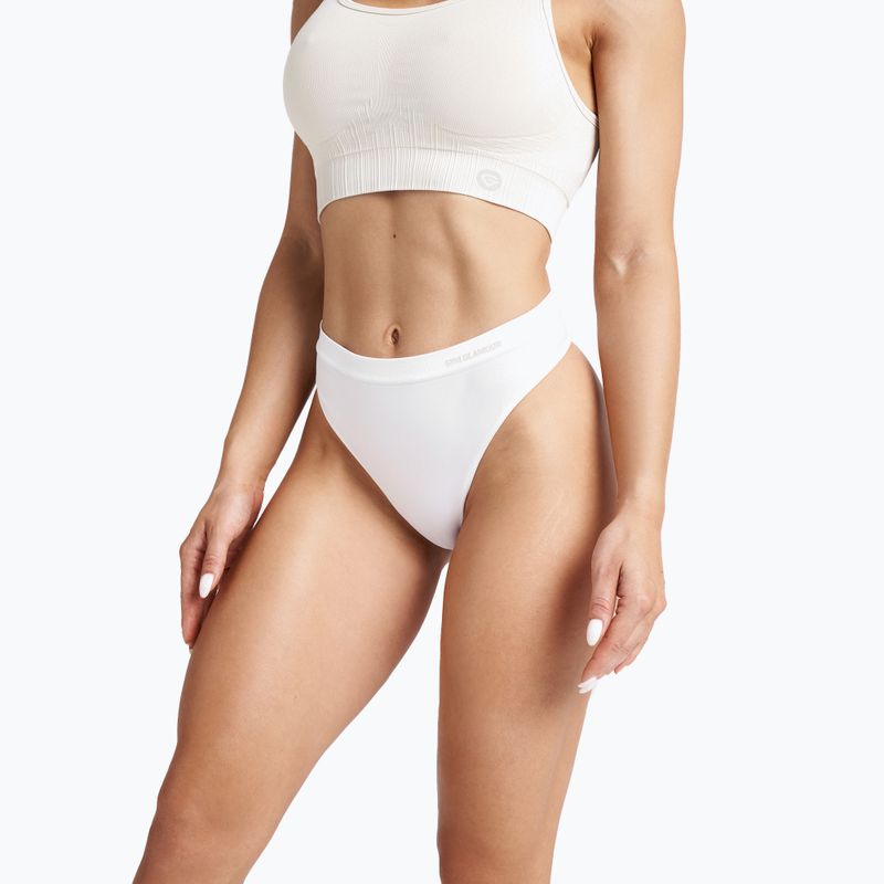 Stringi damskie Gym Glamour white 4