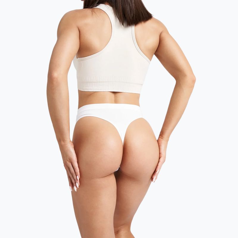 Stringi damskie Gym Glamour white 5