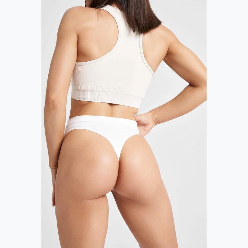 Stringi damskie Gym Glamour white 6