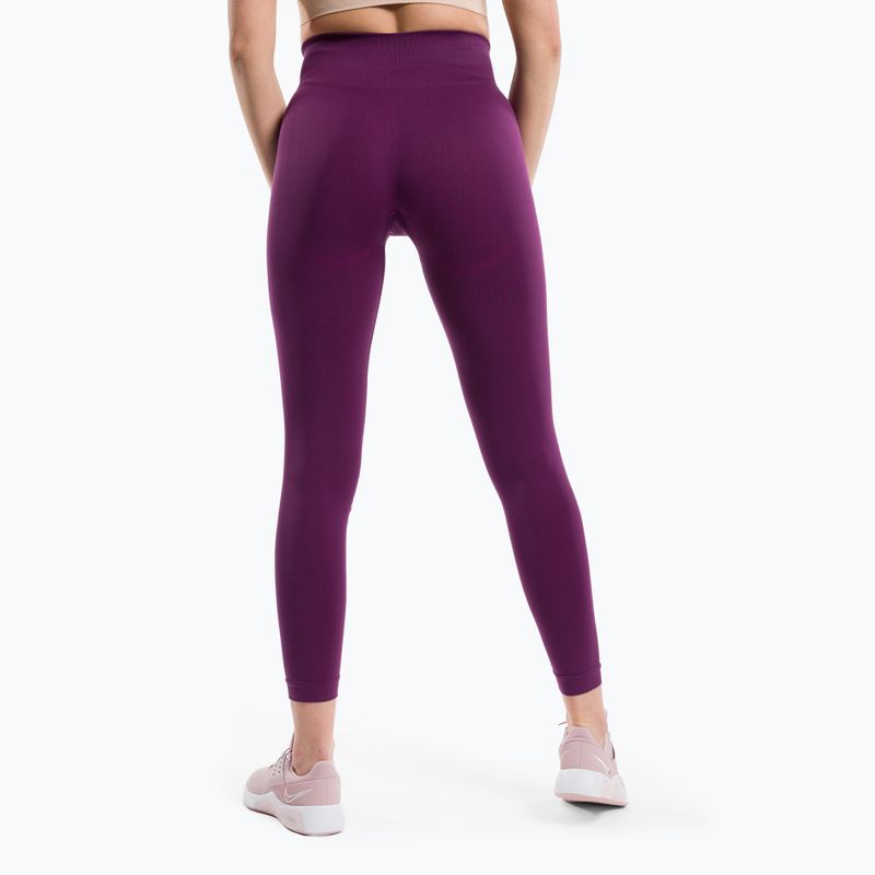 Legginsy treningowe damskie Gym Glamour Flexible violet 3