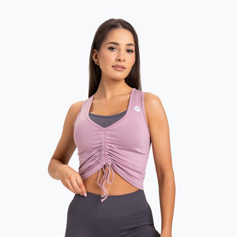 Top treningowy damski Gym Glamour Ściągany pink 3