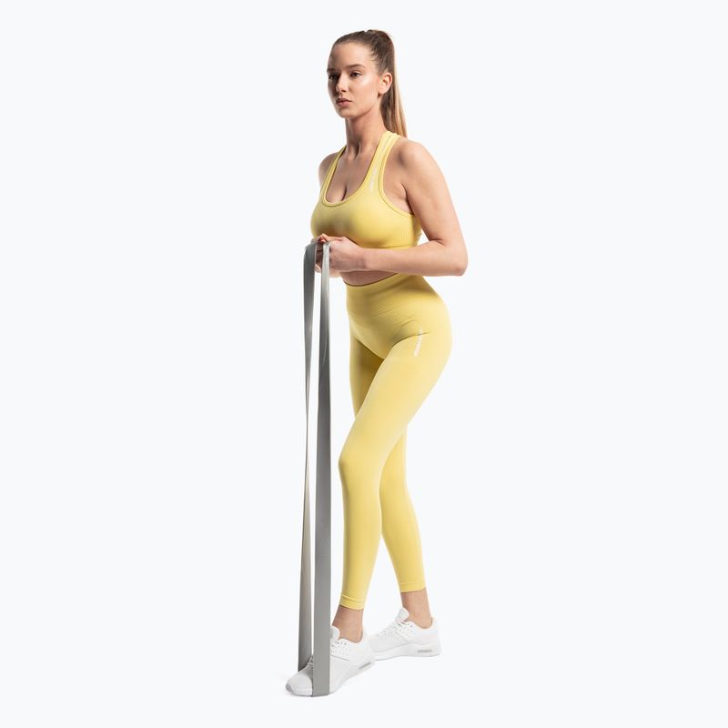 Legginsy treningowe damskie Gym Glamour Compress golden hour 2