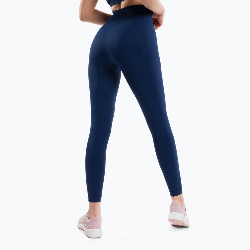 Legginsy treningowe damskie Gym Glamour Compress night sky 3