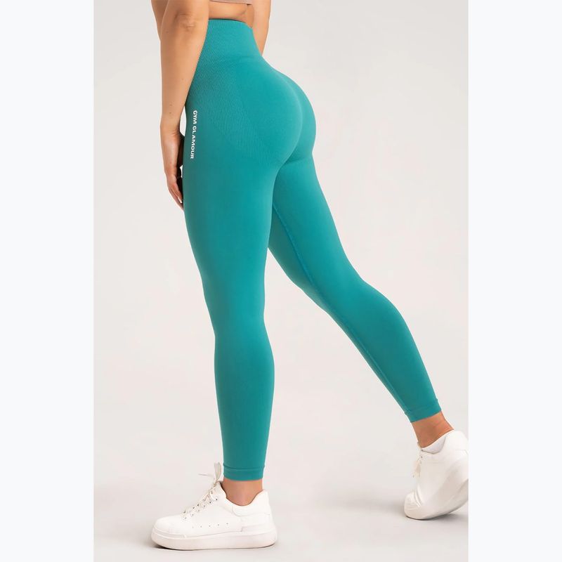 Legginsy treningowe damskie Gym Glamour Compress juicy jungle 4