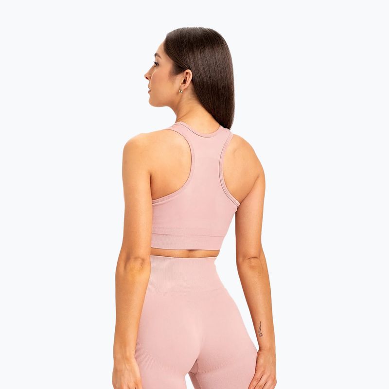 Biustonosz treningowy Gym Glamour Compress rose tan 2