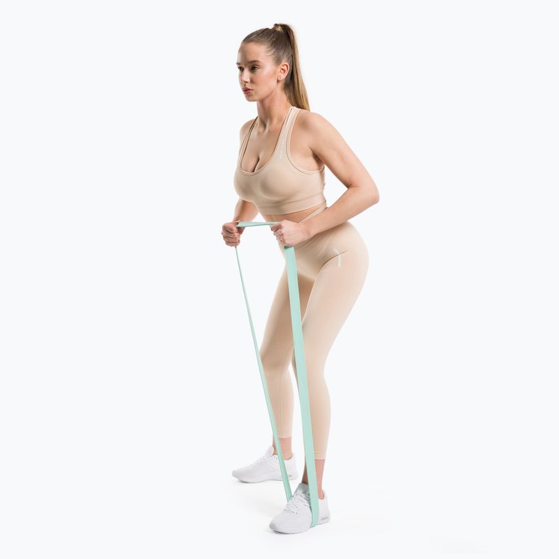 Biustonosz treningowy Gym Glamour Compress almond 2