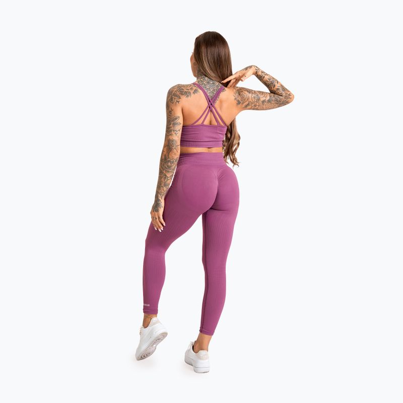 Legginsy damskie Gym Glamour Push Up 2.0 merry berry 3