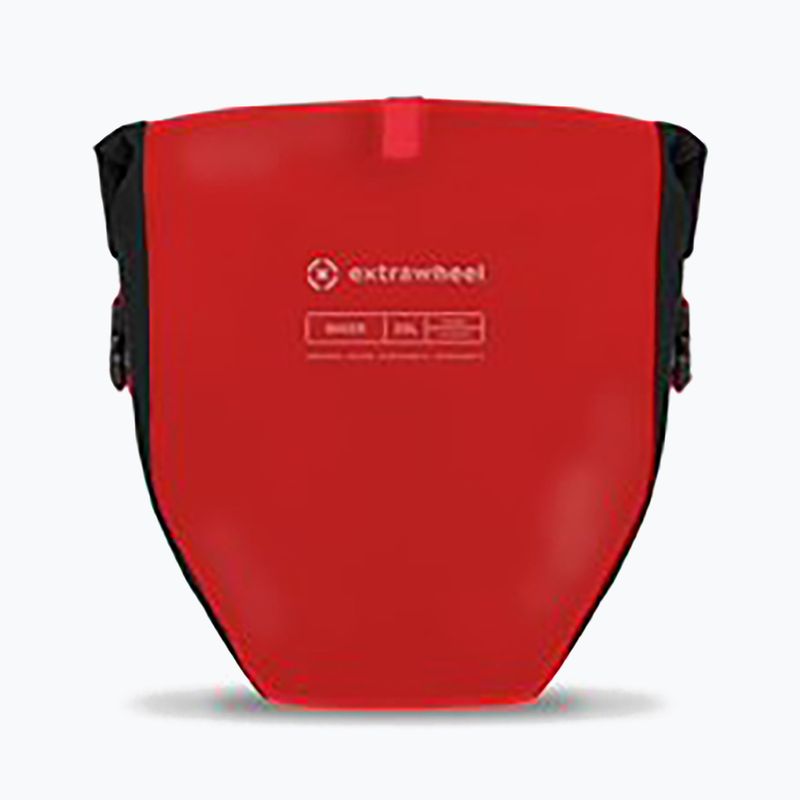 Sakwy rowerowe Extrawheel Biker 2 x 25 l red/black 3