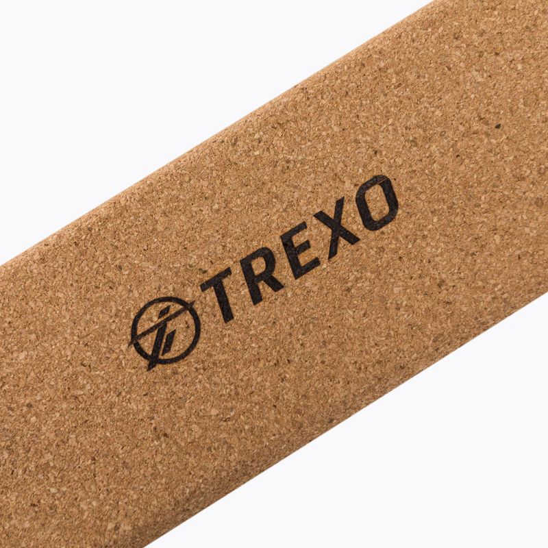 Kostka do jogi TREXO YB-75 brązowa 5