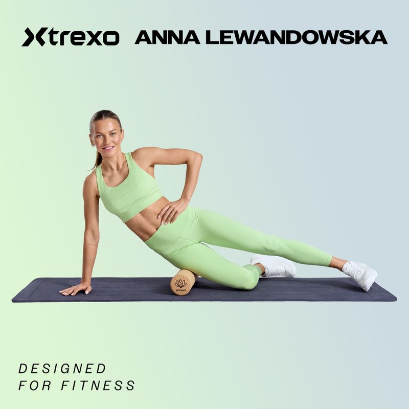 Wałek XTREXO korkowy 45 cm naturalny 2