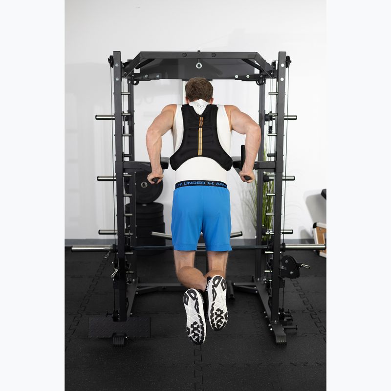 Kamizelka treningowa z obciążeniem TREXO WV-10 10 kg czarna 5