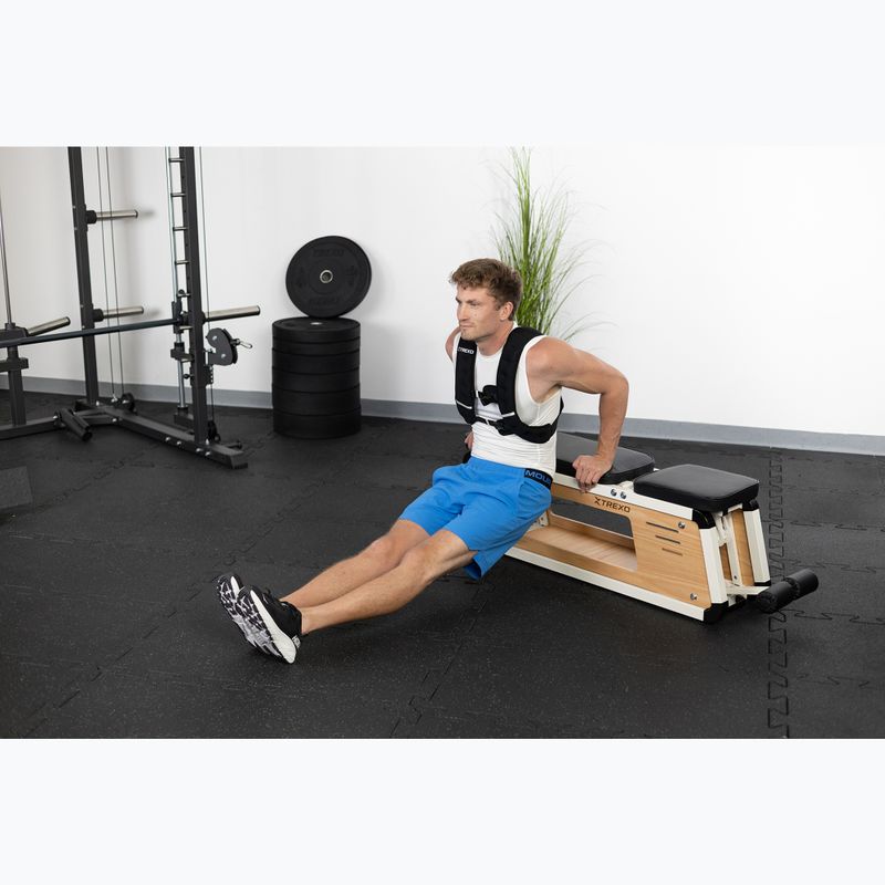 Kamizelka treningowa z obciążeniem TREXO WV-08 8 kg czarna 6