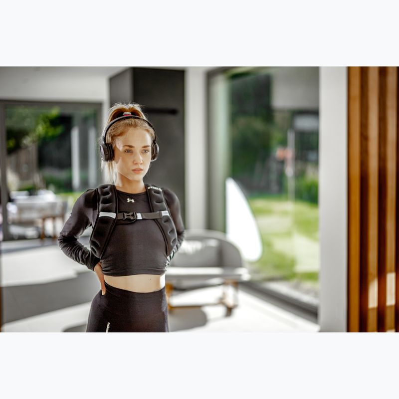 Kamizelka treningowa z obciążeniem XTREXO WV-05 5 kg czarna 2