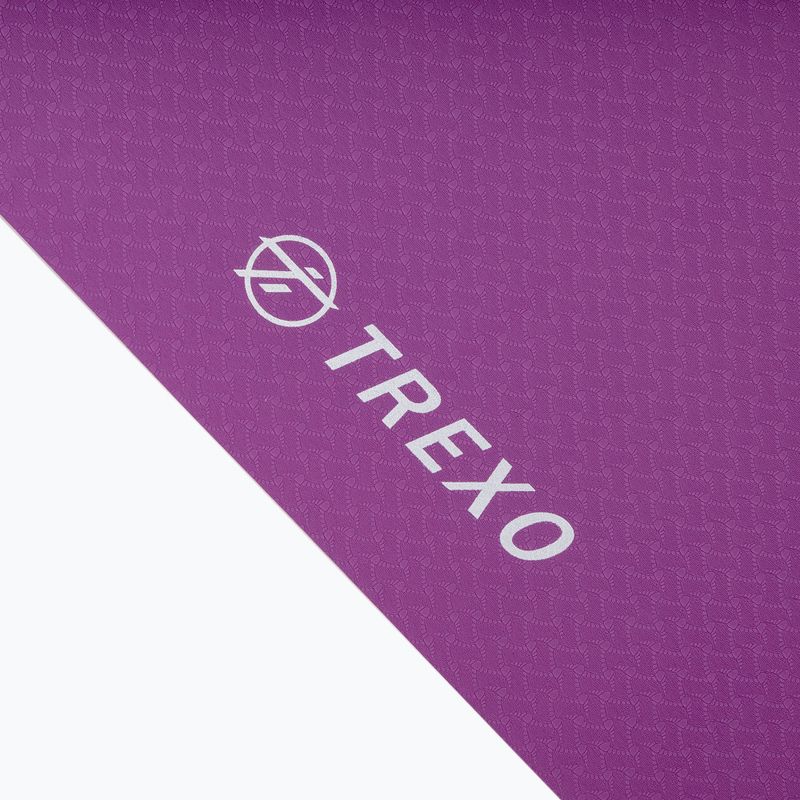Mata do jogi TREXO TPE 2 6 mm różowa 3