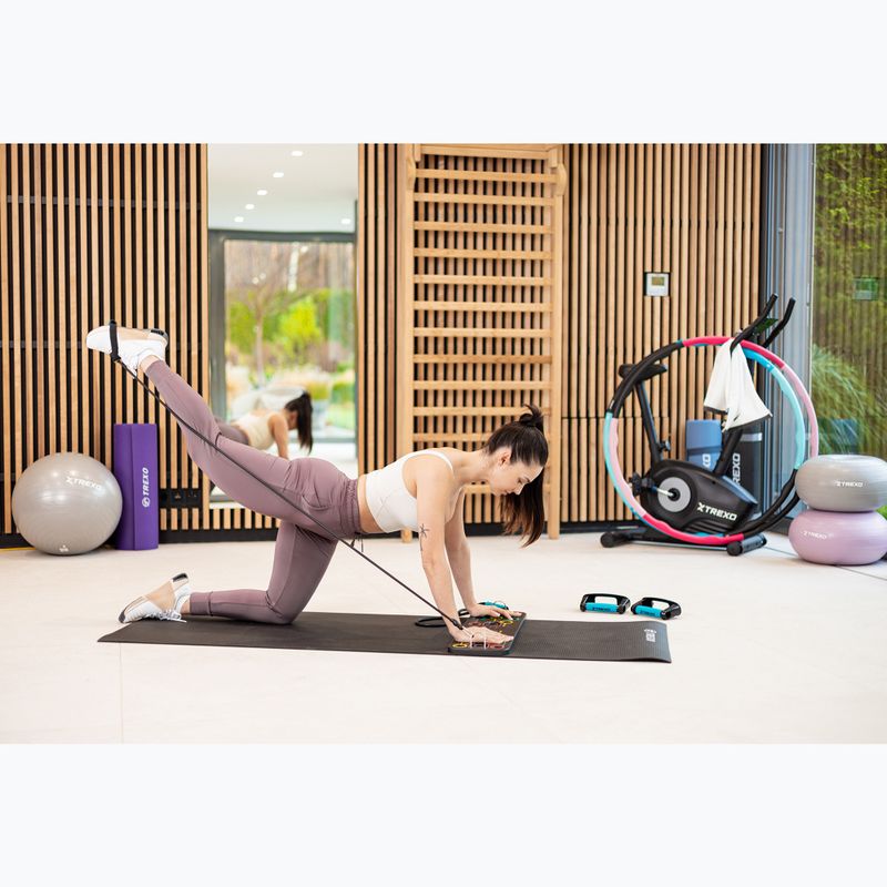 Mata do ćwiczeń XTREXO amortyzacja PRO 6 mm YM-P01C czarny 3