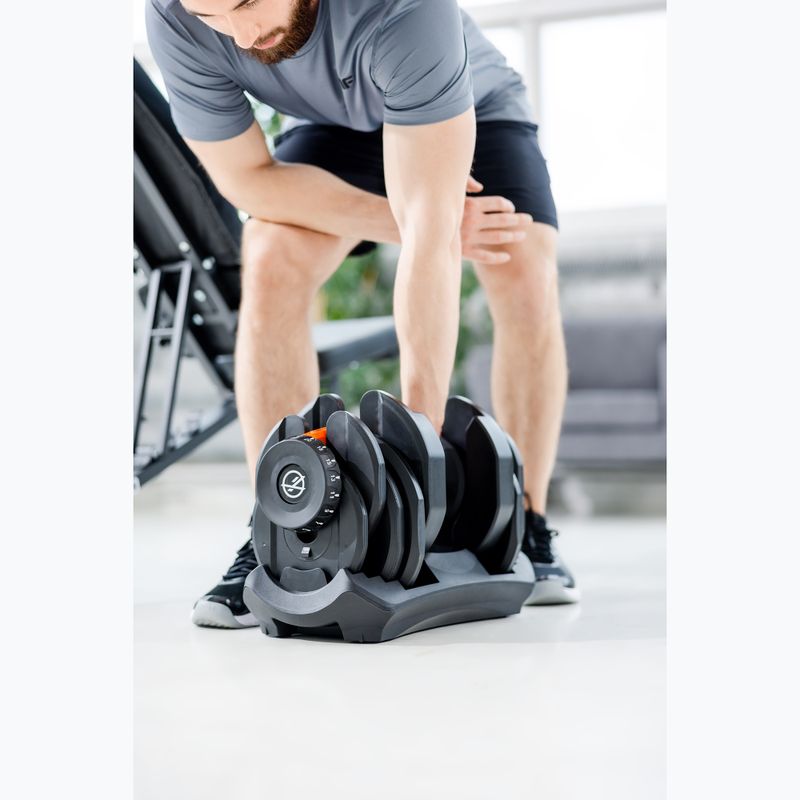 Hantel regulowany XTREXO ADT-40-BF 40 kg czarny 6