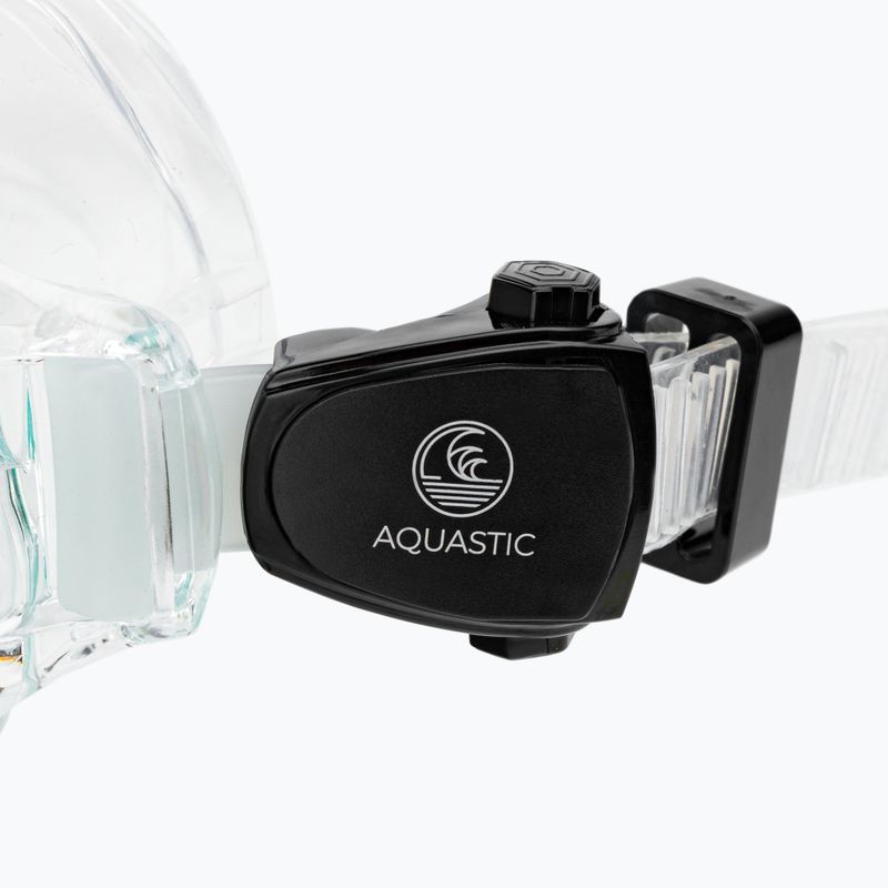 Zestaw do snorkelingu AQUASTIC MSFA-01SN niebieski 13