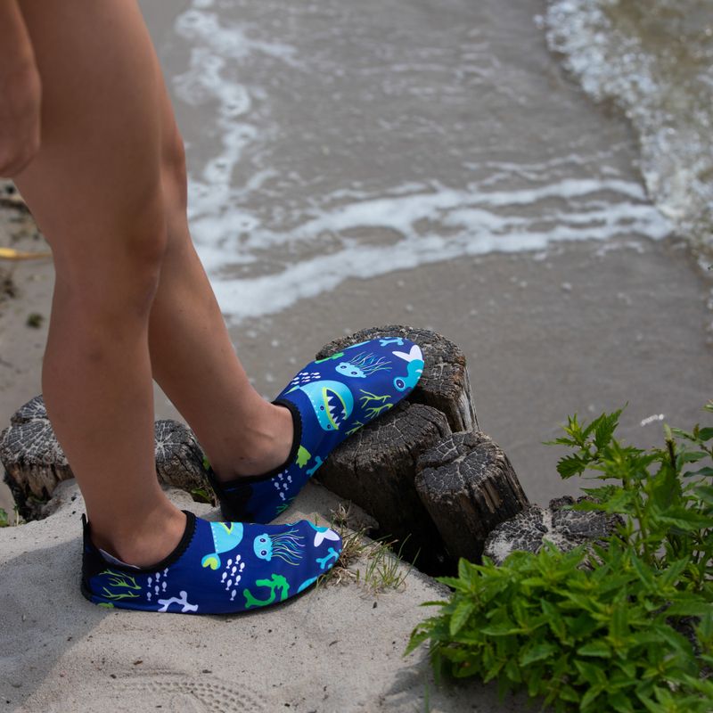 Buty do wody dziecięce AQUASTIC Aqua KWS054 niebieskie 4