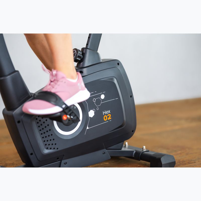 Rower stacjonarny TREXO Hex 02 czarny 6