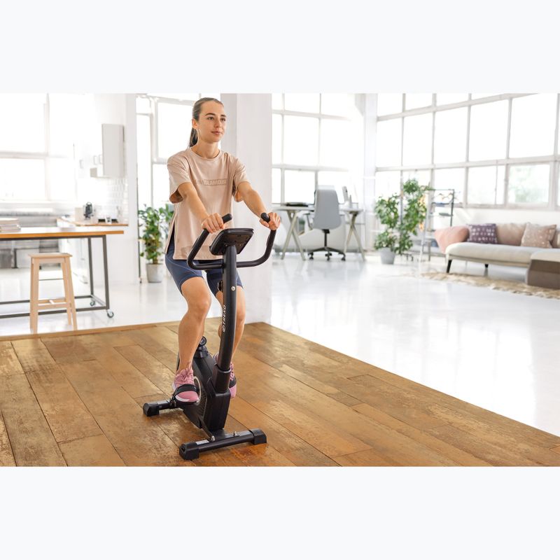 Rower stacjonarny TREXO Hex 02 czarny 9