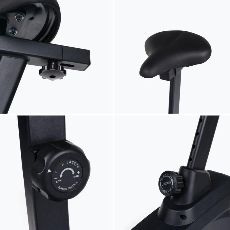 Rower stacjonarny TREXO Hex 02 czarny 11