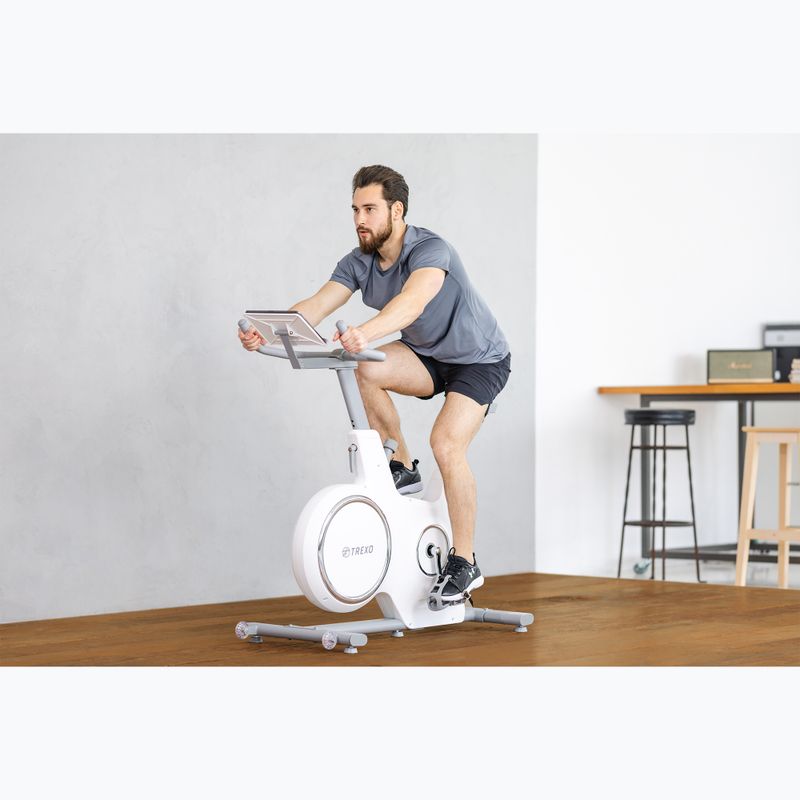 Rower spinningowy TREXO EB500 biały 8