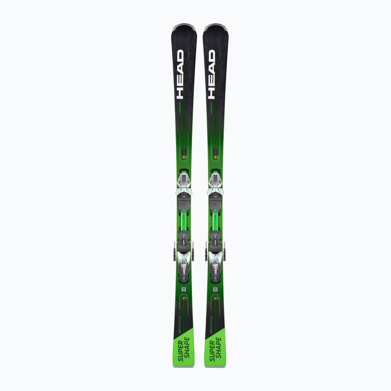 Narty zjazdowe HEAD Supershape e-Magnum SW SF-PR + wiązania Protector PR 13 black/green 10