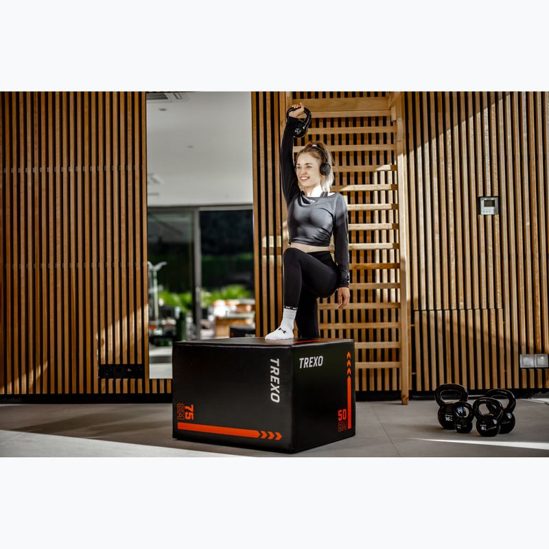 Kettlebell Żeliwny gumowany XTREXO VKB06 6 kg 3