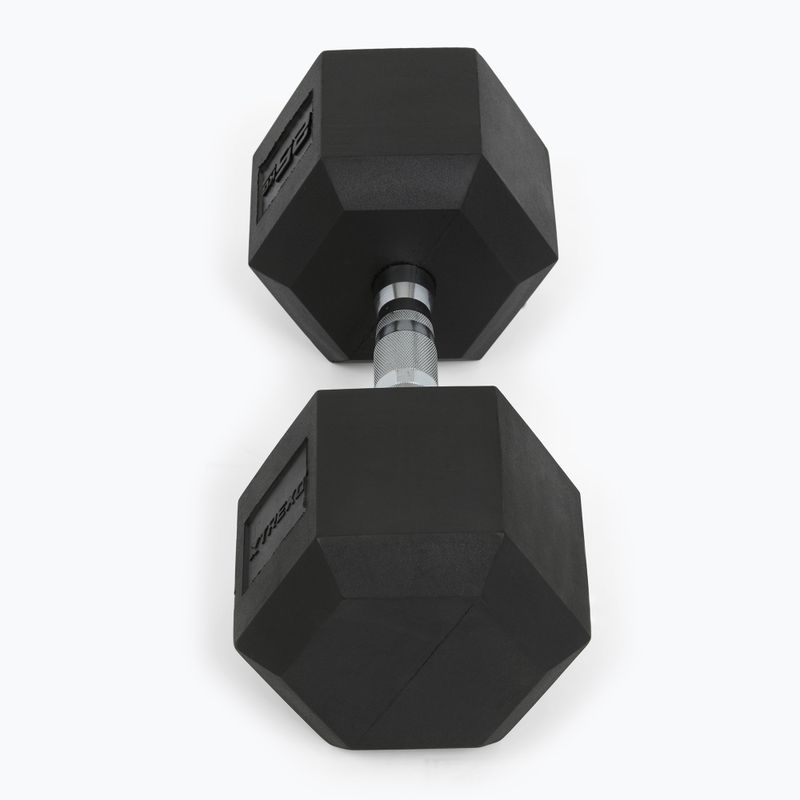 Hantel ogumowany XTREXO Hex 25 kg 6