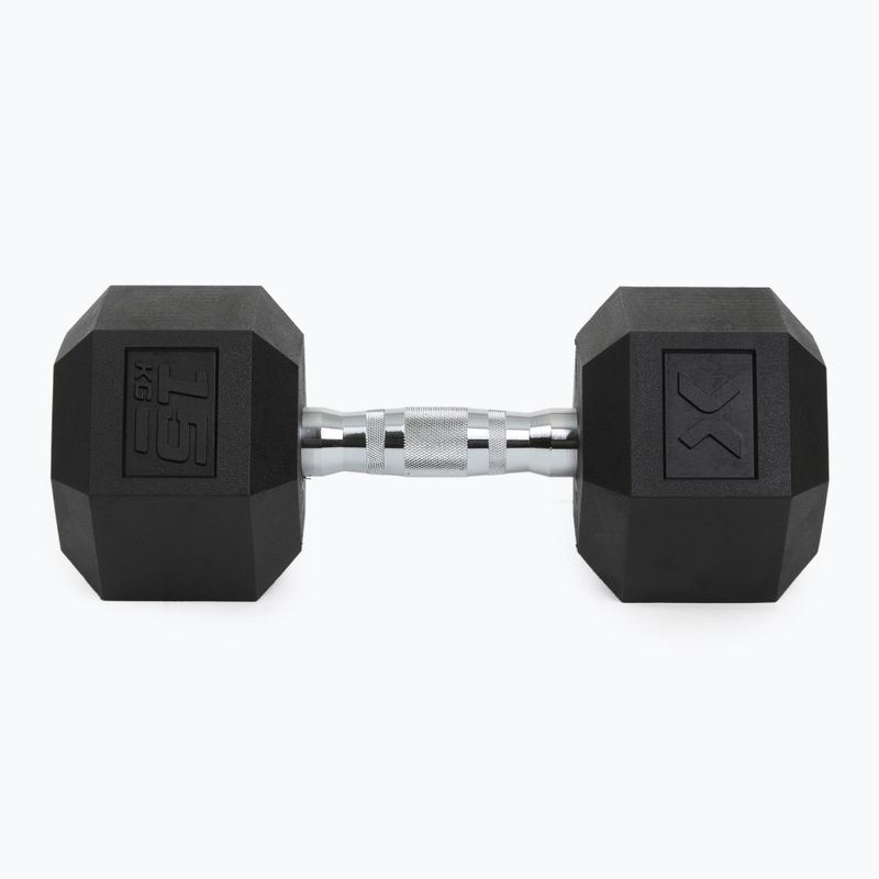 Hantel ogumowany XTREXO Hex 15 kg 7