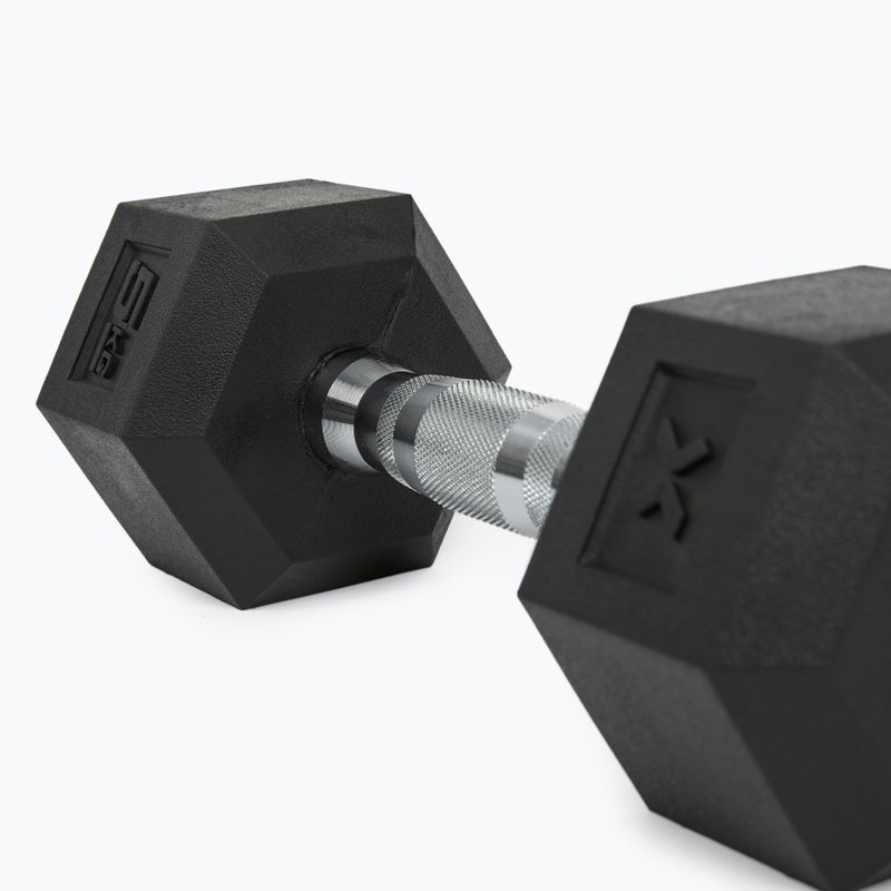 Hantel ogumowany XTREXO Hex 5 kg 8