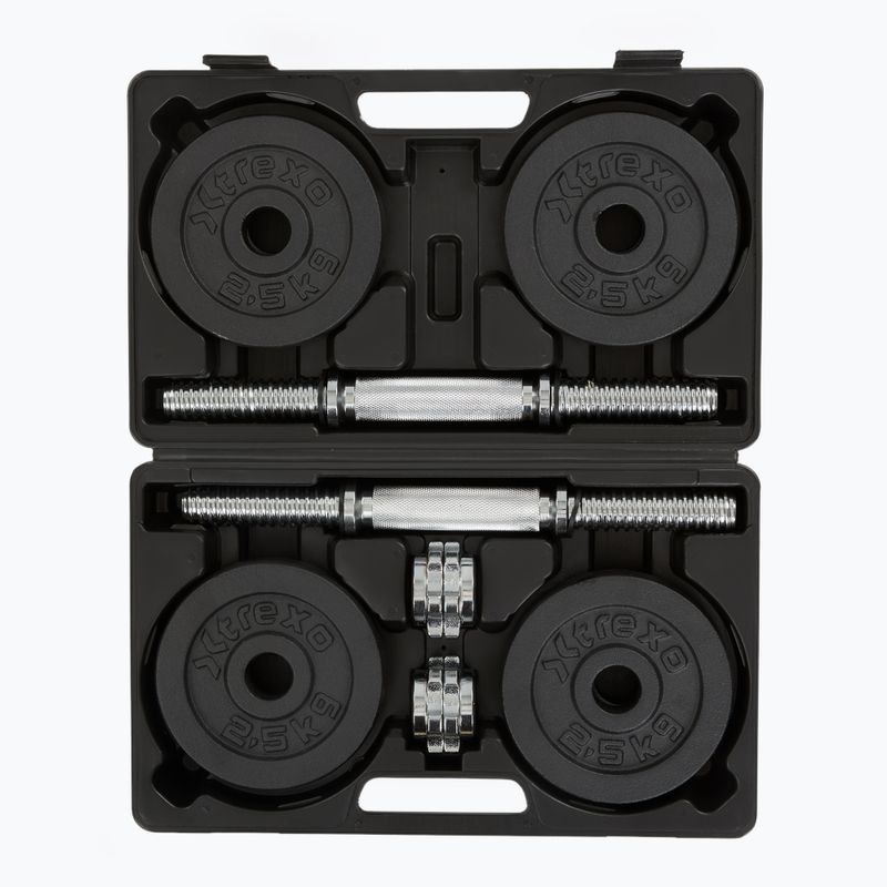 Zestaw hantli XTREXO DK20 20 kg 9