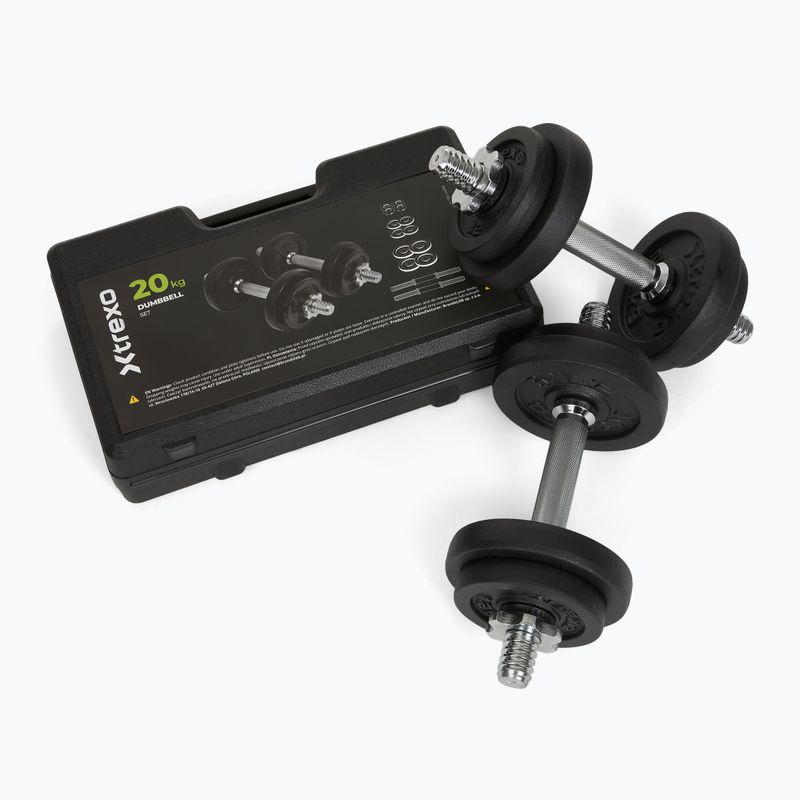 Zestaw hantli XTREXO DK20 20 kg 13