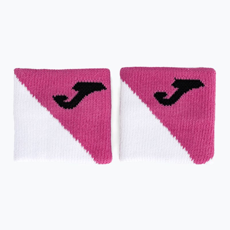 Frotki na nadgarstek Joma 400818 Wristband Large 2 szt. white/pink 2