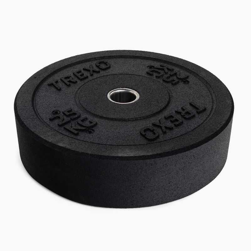 Obciążenie bumperowe olimpijskie XTREXO TRX-BMP025 25 kg czarne